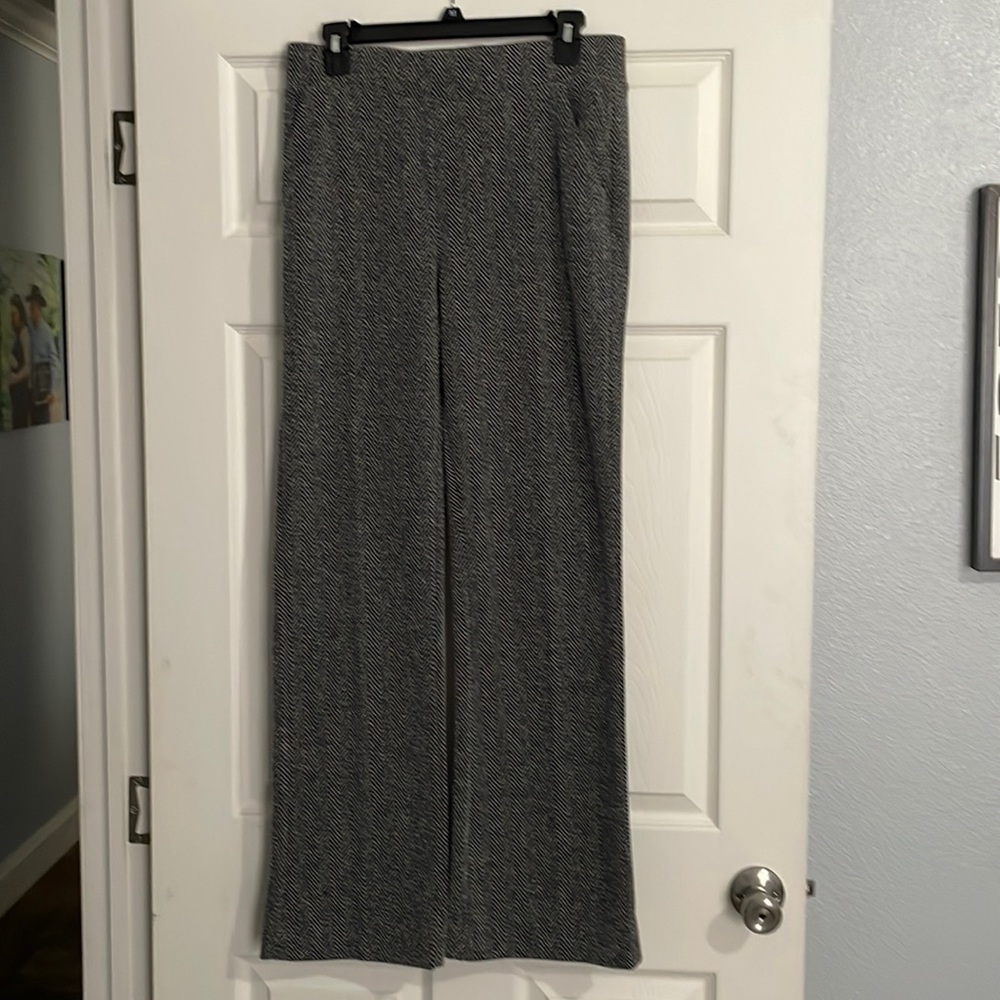 Black and grey trousers